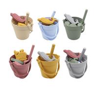 Jouets De Plage D'été Pour Enfants, Bac À Sable En Silicone Souple, Ensemble De Jeu De Plage Pour Enfants, Outils De Jeu De Sable Et D'eau