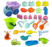 Jouets De Plage Doux Pour Bébé, Jeu De Plage Pour Enfants, Kit De Bac À Sable, Jouet D'été Pour Jeu D'eau, Chariot
