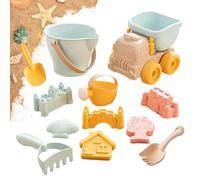 Jouets De Plage, Ensemble De Jeu Portable Avec Véhicule De Transport, 1 Ensemble, Jeu De Plage Pour , Jouet De Château De Sable, Conception De Rangement Facile À Transporter, Pour Aire De Jeux