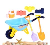 Jouets de plage, jeux interactifs de sable avec chariot et palette - jeux sensoriels d'extérieur | pour la mer pelouse piscine jardin camping pique-nique activités intérieures sable