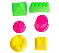 Jouets De Plage Pour Enfants, Château De Sable, Pyramide, Moule En Argile, Modèle De Construction, Jouets De Bain Éducatifs, Apprentissage, 6 Pièces/Ensemble