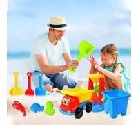 Jouets De Plage Pour Enfants, Pack De 9/16 Jouets De Sable, Amusants, Eau Plage Bord De Mer, Cadeaux Seau Avec Tamis Pelle Râteau