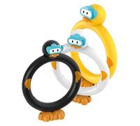 Jouets de plongée pour piscine - Collection de personnages de dessins animés submersibles en 3 pièces, activité de jeu sous-marine drôle et mignonne | Ensemble de jeu de chasse au trésor englouti pour