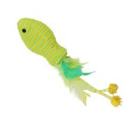 Jouets de plumes de chat, jouets de corde de chat pour chats intérieurs,Fish Forme Interactive Corde Toys - de chaton mignonne, fournitures drôles pour les animaux de compagnie pour se détendre, diver