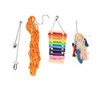 JOUETS DE POULET OISEAU XYLOPHONE NET SAC JOUETS DE BALANÇOIRE POUR LES POULETS D'ANIMAUX DE COMPAGNIE MATÉRIAUX