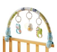 Jouets de poussette, jouet d'activité pour siège auto - Poussette à piles Jouet de divertissement,Jouet de divertissement pour poussette avec lumière, arc d'activité de poussette suspendue suspendue