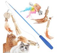 Jouets De Printemps pour Chats Domestiques - Interactive pour Animaux De Compagnie, Ensemble De Jouets pour Chats | Jeu De Jouets Multifonctionnel, Jouets Portables pour Allen
