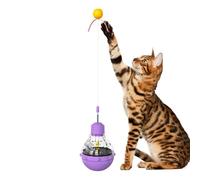 Jouets de puzzle alimentaire pour chats, jouet de boule de distribution de friandises pour chats - Jouet pour chaton avec lumière LED,Jouets d'enrichissement pour chaton, mangeoire interactive pour ch