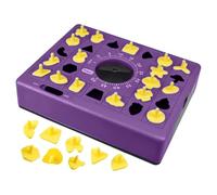 Jouets de Puzzle Assortis, Jeu de Puzzle Assorti chronométré - Géométrie Forme Temps Puzzle Jeu de Pensée Logique,Puzzle de Temps d'entraînement Assorti, Planche éducative, Jeu de pensée logique pour