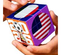 Jouets De Puzzle De Football, Ensemble Puzzle d'apprentissage Stem, 2,24 X 2,24, Énigme pour avec Défi Éducatif, Jouet Fidget, Énigme D'entraînement Cérébral avec Un Design Amusant, Jouet Po