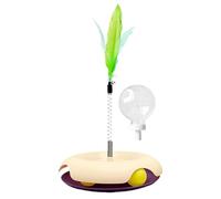 Jouets de puzzle de friandises pour chats, jouets de puzzle pour chat, jouet de plumes de chat, jouets d'intérieur pour chat, jouet de balle de puzzle alimentaire, jouet de nourriture pour chat