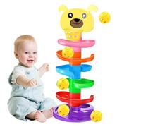 Jouets De Rampe À Bille, Tour À Bille Rotation | Jouet Empilable À 6 Sérieux Mignonable Avec Des Boules Roulantes, Jeux Éducatifs Portables Pour La Maternelle, En Développement