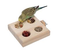 Jouets de Recherche de Nourriture pour perruches - Jeu de Puzzle d'enrichissement pour perroquets, mangeoire de Recherche de friandises, Jouet d'activité Portable et sûr à mâcher | Jouet de Cage d'