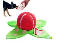 Jouets De Reniflement Pour Chiens | Puzzle en Peluche à Motif Pastèque pour Stimulation Mentale avec Couineur | Jouets d'Enrichissement pour Chiots avec Papiers Froissés | Pour la Maison, l'Appartemen