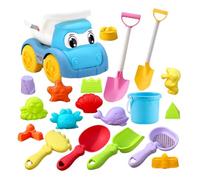 Jouets De Sable - Ensemble Poussette De Plage Pour | 10 Outils De Jeu Pour Creuser Du Sable Avec Seau | Jouet Aquatique D'été En Plein Air Pour Les Tout-petits. Comprend Une Pelle À Sablier, P