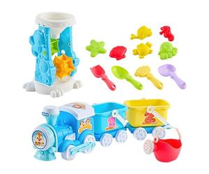 Jouets de Sable | Kit 15 pièces Pelle et Seau | Jouet de Plage - À Utiliser pour arrière-Cour, Jardin, lac, Piscine, extérieur, Voyages, à partir de Un an révolu et Plus, pour Les garçons et