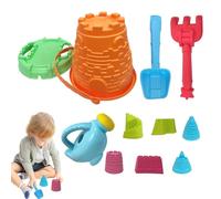 Jouets De Sable Plage Pour - Ensemble 11 Pièces Jeu D'Escalade Et Toboggan Pour Tout-petits Avec Espace De Rangement | Kit De Construction Château De Sable Pour Bac À Sabls Extérieur, Plage Et