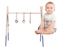 Jouets de salle de sport en bois | Cadre en bois de pin respectueux de l'environnement - Produits de divertissement pour nouveau-nés pour chambre de nouveau-né, salle de crèche, centre d'éducation de