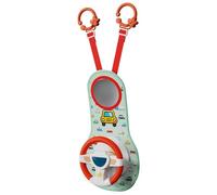 Jouets de siège d'auto pour bébé | Jouets de siège d'auto orientés vers l'arrière, Jouet Volant pour bébé à Rotation à 360 ° avec Miroir, Musique, lumières et Sons Conduite, Volant pour Enfants