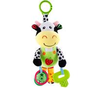 Jouets de siège d'auto suspendus, peluche douce pour bébé vache, jouet musical de développement précoce, poussette voiture en peluche pour nourrissons, nouveau-nés, anniversaire, filles et garçons