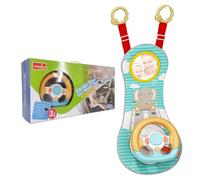 Jouets de siège de voiture orientés vers l'arrière, jouet volant pour bébé à Rotation 360 ° avec miroir, lumières musicales, sons conduite pour enfants 12 mois et plus