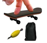 Jouets De Skateboard - Jeu du Bout des Doigts en Bois avec Roulements Entièrement Fermés, Mini Jeu De Planches À Doigts | Jouet De Bureau pour Garçons, Filles, Étudiants, Dortoir, Décoration