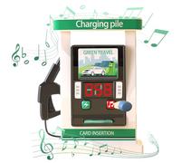 Jouets de Station-Service pour - 6,89x4,53x1,5Jouet interactif avec Sons | Ensemble de Jeu d'apprentissage cognitif Parent-Enfant | Jouet éducatif simulé de Station-Service d' pour garç