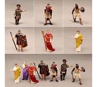 Jouets De Table De Sable, 7 Pièces/Ensemble De Figurines, Modèle De Poupée Romaine Ancienne, Ensemble De Cadeaux