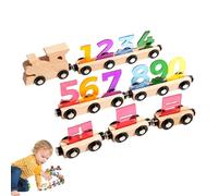 Jouets De Train,Outil d'apprentissage Précoce avec Chiffres Magnétiques | Jeu de Chemin de Fer pour | パティオ ベランダ ペット