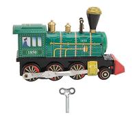 Jouets de Train, Vintage Wind Up Train Jouet, Fer Blanc Trains Ensemble, opération Facile, pour la Collection présente fêtes Anniversaires fêtes saisonnières Vacances
