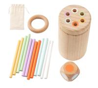 Jouets de tri de couleurs pour les tout-petits de 1 à 3 ans, jouets de tri pour les tout-petits de 1 à 3 ans, jouets de tri, jouets de bâton d'équilibre, jeux de bâton, entraînement de patience, fin