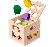 Jouets De Tri Des Formes - Jeu Éducatif D'Apprentissage Cognitif - Jouet en Bois Classique pour Apprendre,pour l'Apprentissage Quotidien en Famille, Développement par le Jeu en Maternelle, Âge