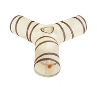 Jouets De Tunnel pour Animaux De Compagnie - Tunnel De Chat | Tunnels À 3 Voies pour Les Chats Intérieurs | Tunnels Multiples pour Chat | Fournitures pour Animaux De Compagnie avec Un Coup De Pouce