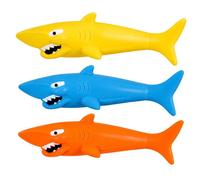 Jouets d'eau à lancer - SIROCO - Set de 3 Requins Torpilles de Piscine - Lot de 3 - Plastique résistant - Multicolore