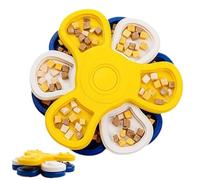 Jouets D'Enrichissement Canin,Distributeur Lent Interactif 3 Couches,Distributeur À Friandises pour Chiens Intelligents | pour Chiot Et - Intérieur Extérieur Maison