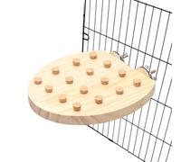 Jouets d'enrichissement des oiseaux | Jeux d'entraînement pour perruches résistants à l'usure | Planche en bois polyvalente pour petits animaux pour intérieur et extérieur