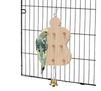 Jouets d'enrichissement des oiseaux, jouets à mâcher des oiseaux, Parrot Puzzle Toys Educational Parkets Training Games, Gif d'activité de petit terrain de jeu de jeux de jeux pour les perruches ancho
