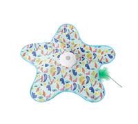 Jouets d'enrichissement pour chat - 3 modes - Baguette à activation tactile - Jouet automatique pour chat - Pour petits, moyens et grands chatons, cours, porches, jardins, pelouses d'intérieur