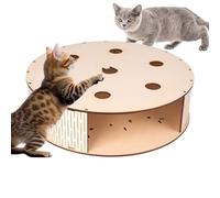 Jouets d'enrichissement pour chat, boîte de chasse en bois, jeu de capture pour chaton, accessoire pour animaux domestiques, jouet labyrinthe d'exercice pour chat, jouet pour salon, chambre à coucher