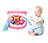 Jouets dentaires - Entraînement amusant pour les soins dentaires, jeu interactif d'hygiène buccale | Ensemble éducatif de nettoyage des dents pour tout-petits, jeu d'apprentissage dentaire, modèle de