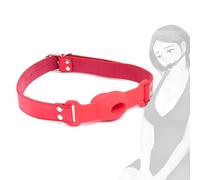 Jouets d'entraînement bouche ouverte pour femmes,Jeu de rôle pour couples,Confortable et doux pour la peau(Rouge)