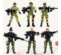Jouets Des Forces Spéciales, 6 Pièces, Bataille Interactive Parent-Enfant Pratique, Modèle De Jouets Des Forces Spéciales Pour Filles Et Garçons
