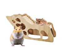 Jouets d'escalade pour Hamster-ensemble d'activités pour animaux de compagnie, tour de rampe en bois avec marches de préhension, jouets d'escalade d'échelle de tunnels en bois de maison | Accessoire d