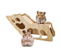 Jouets d'Escalade pour Hamster - Maison D'Escalade En Bois Pour Jouets - Glissière D'Enrichissement Pour Gerbilles Et Hamsters - pour Petits Animaux Souris Hamster Nain s Quotidiennes de Repos et de J