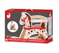 Cheval à Bascule en Bois Caramel - JANOD - Système Anti-Bascule - Dès 1 An