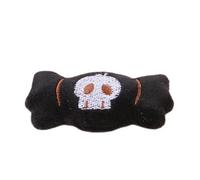 Jouets d'Halloween pour chats - Chaton interactif en peluche douce | Petit design léger avec motif tête de mort oculaire, jouets d'exercice amusants pour l'intérieur de toutes les races encourageant