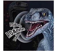 Jouets dinosaure télécommandé bleu rc jouets monde jurassic vélociraptor cadeaux pour garçons Bleu G