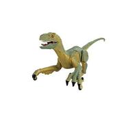 Jouets dinosaure télécommandé vert rc 2. 4g simulation rc velociraptor intelligente avec lumière led cadeau pour enfants