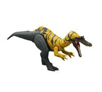 Jouets dinosaures Jurassic World de Mattel avec rugissement sonore et action d'attaque Figurines mobiles Wild Roar Jeu physique et num rique conn