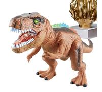 Jouets Dinosaures pour, Dinosaure RC avec Rugissement et Crache Lumière, Figurine RC Électronique Marche Jouet pour Cadeau Anniversaire Fête Noël